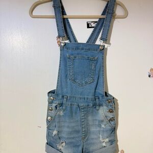 Light Blue Denim Overalls